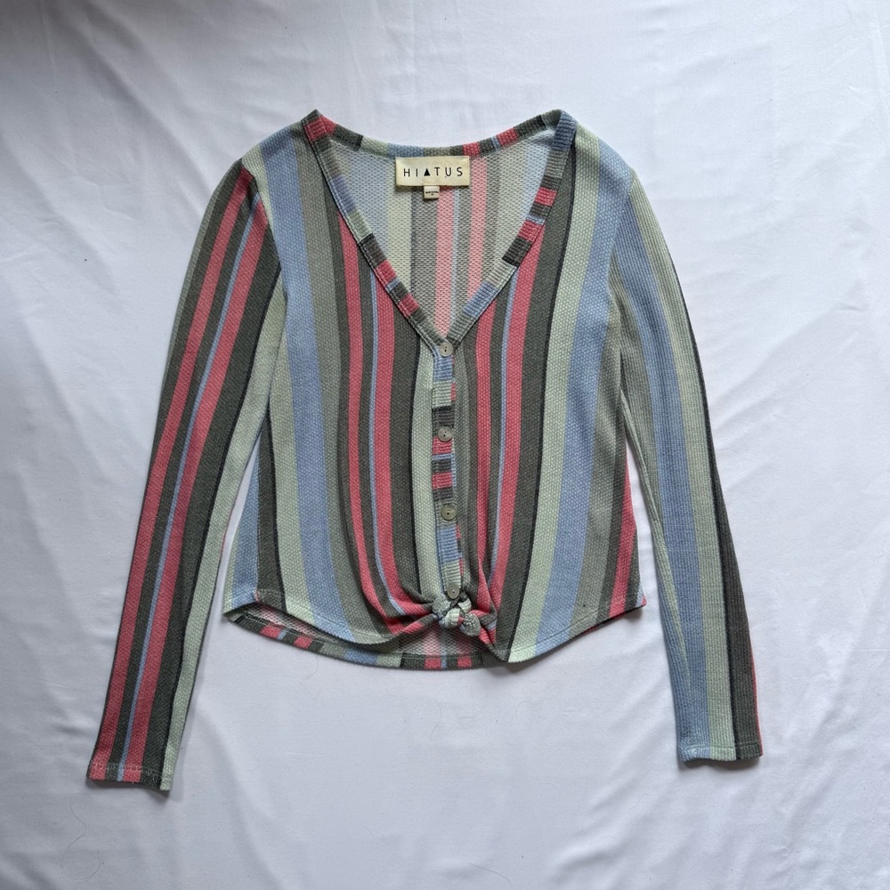 Multicolor Striped Women's Top